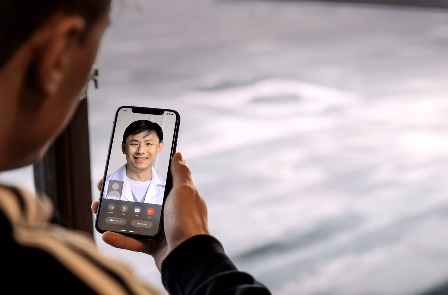 Patient doing an online consultation with Dr. Kevin Chua, the Clinical Lead at Noah