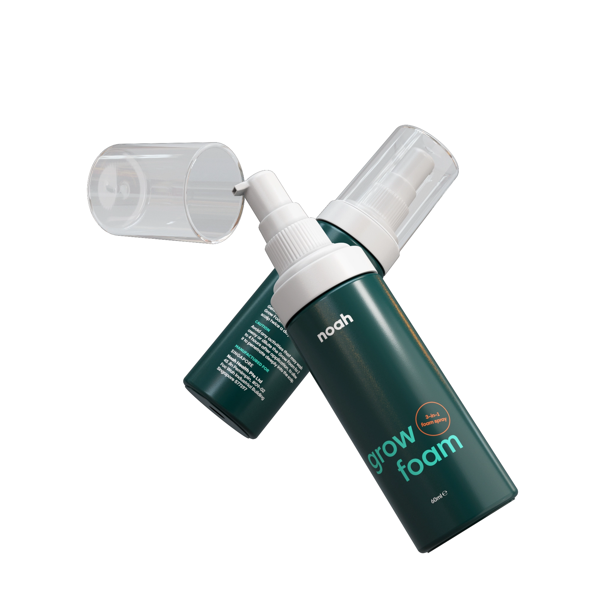Grow Foam (Contains Finasteride 0.1% & Minoxidil 5%)