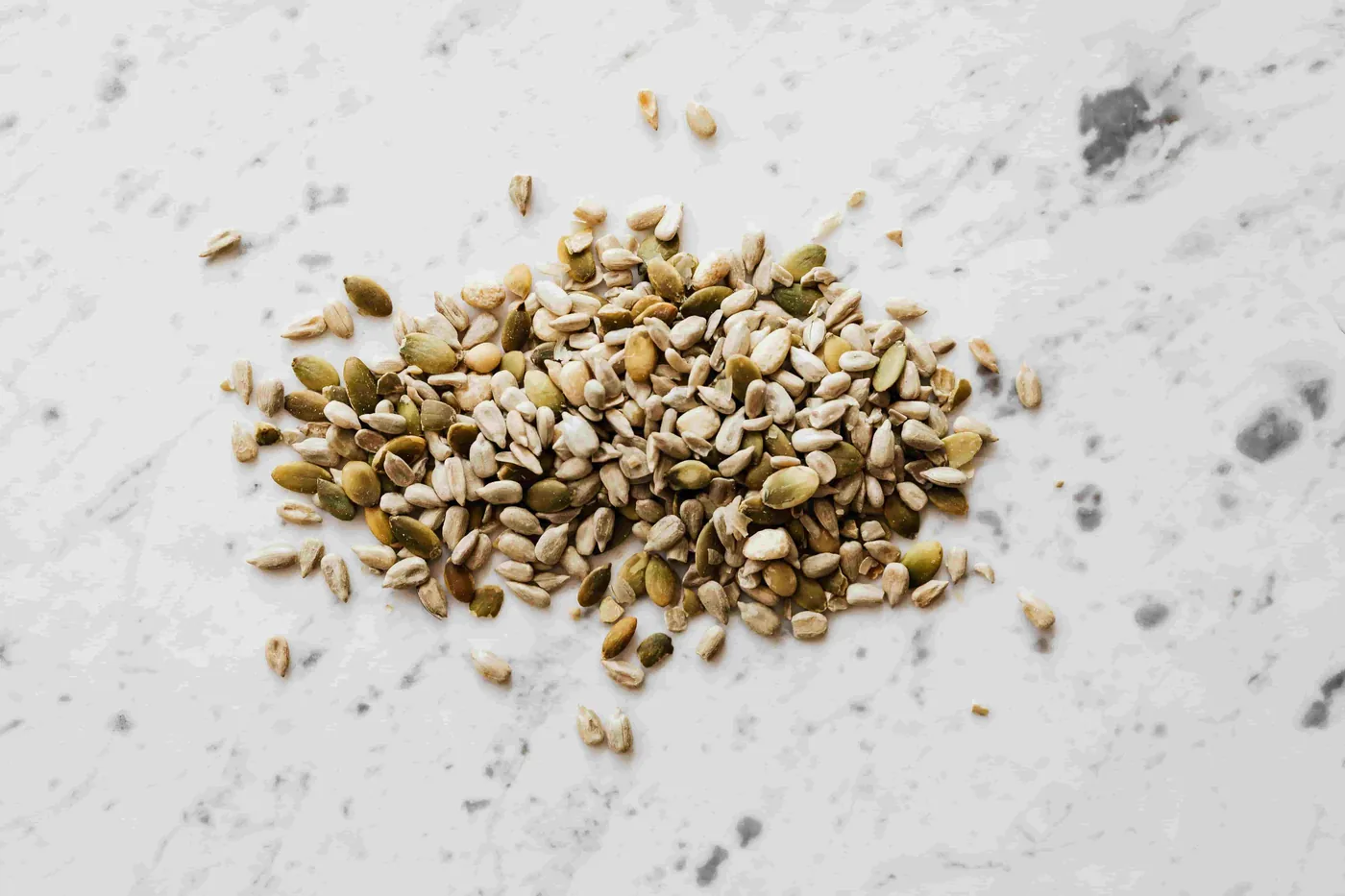 A pile of pumpkin seeds