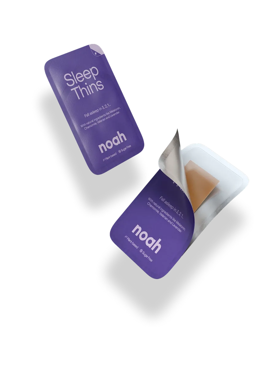 An opened sleeve of Sleep Thins
