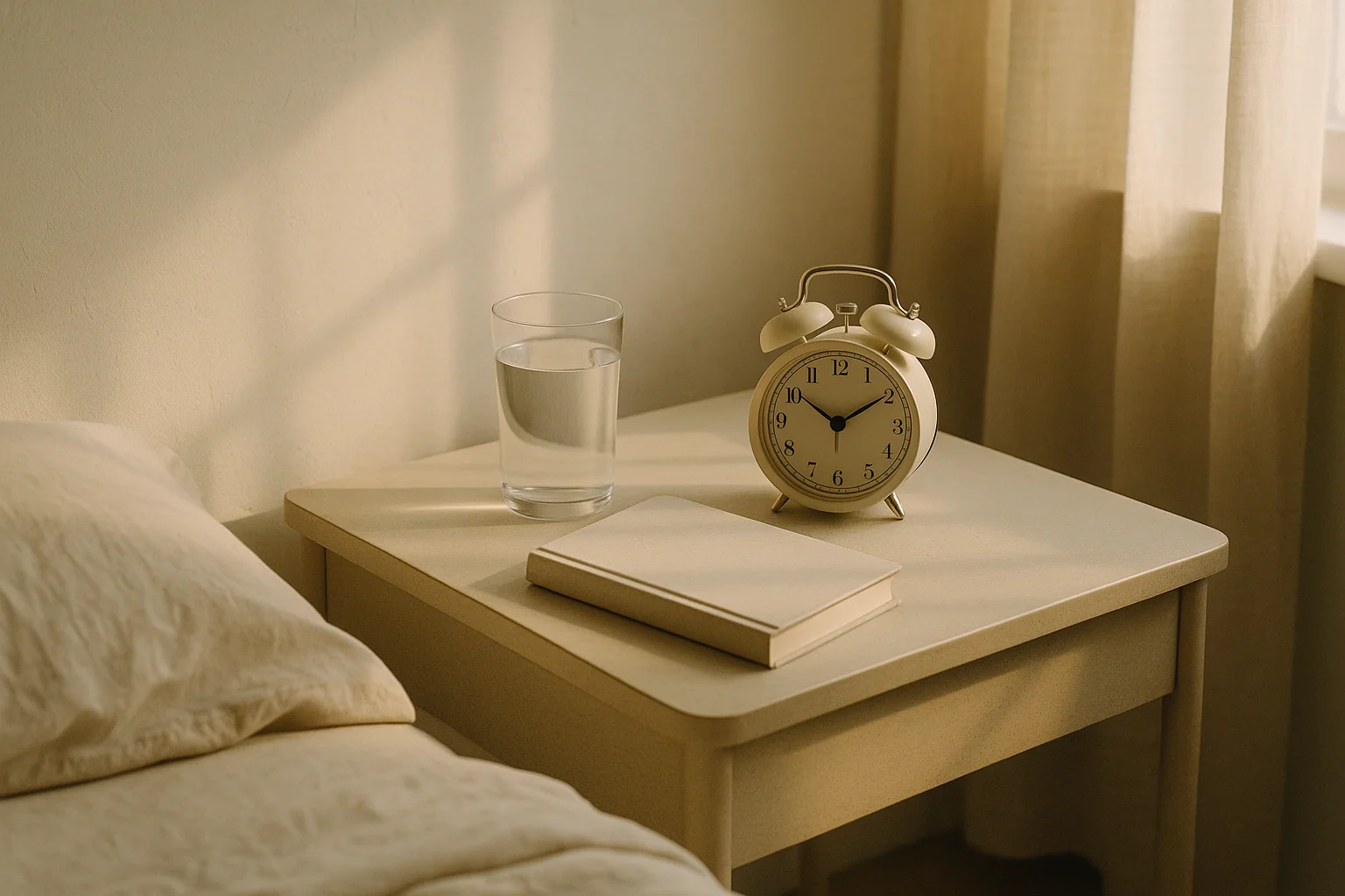Hero image: an Asian man, 30s–40s, lying awake in bed in a darkened Singapore apartment at night — eyes open, staring at the ceiling, phone face-down on the bedside table. Quiet, private. Blue-grey low light from outside.